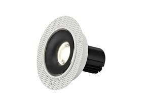 DM201104  Bolor T 10 Tridonic Powered 10W 4000K 810lm 36° CRI>90 LED Engine White/Black Trimless Fixed Recessed Spotlight, IP20